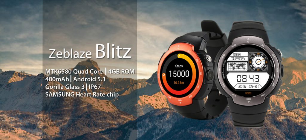 Zeblaze Blitz 3G Smartwatch Phone