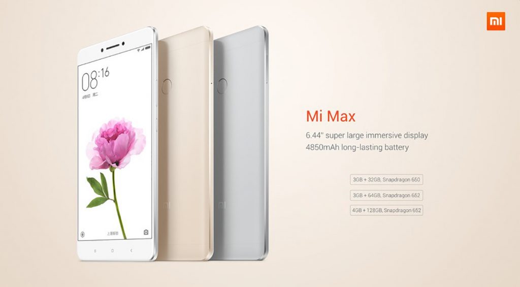 $32 off COUPON for Xiaomi Mi Max 32GB from GearBest