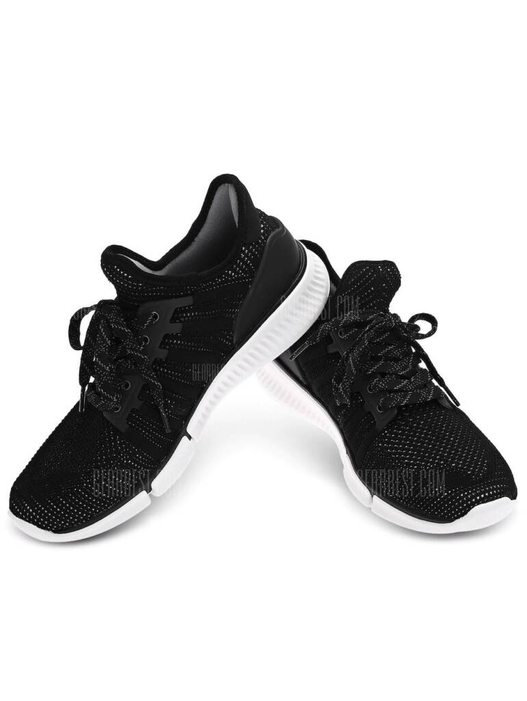 $38 with coupon for Xiaomi Smart Sneakers with Intelligent Chip - BLACK ...
