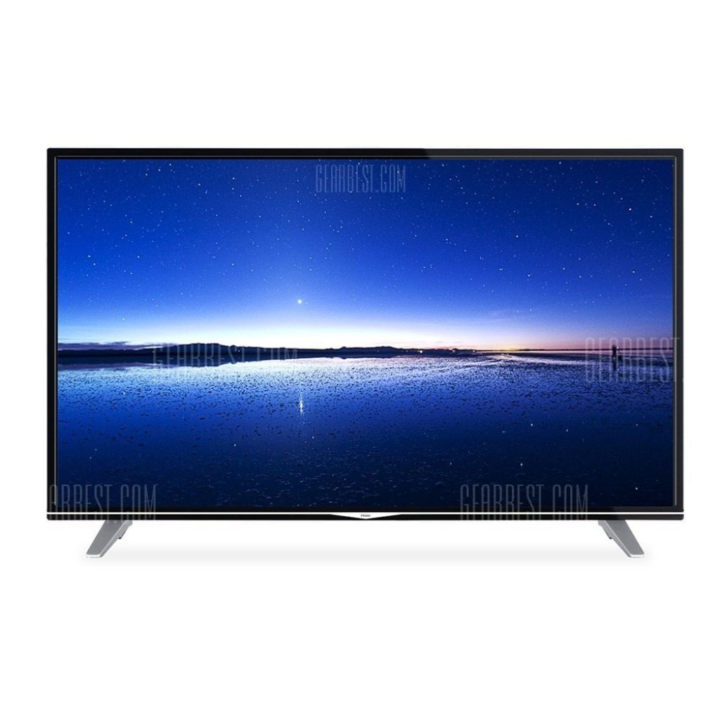 tomtop, coupon, gearbest, Haier U55H7000 55 inch 4K Ultra HD LED TV - 55 INCH BLACK
