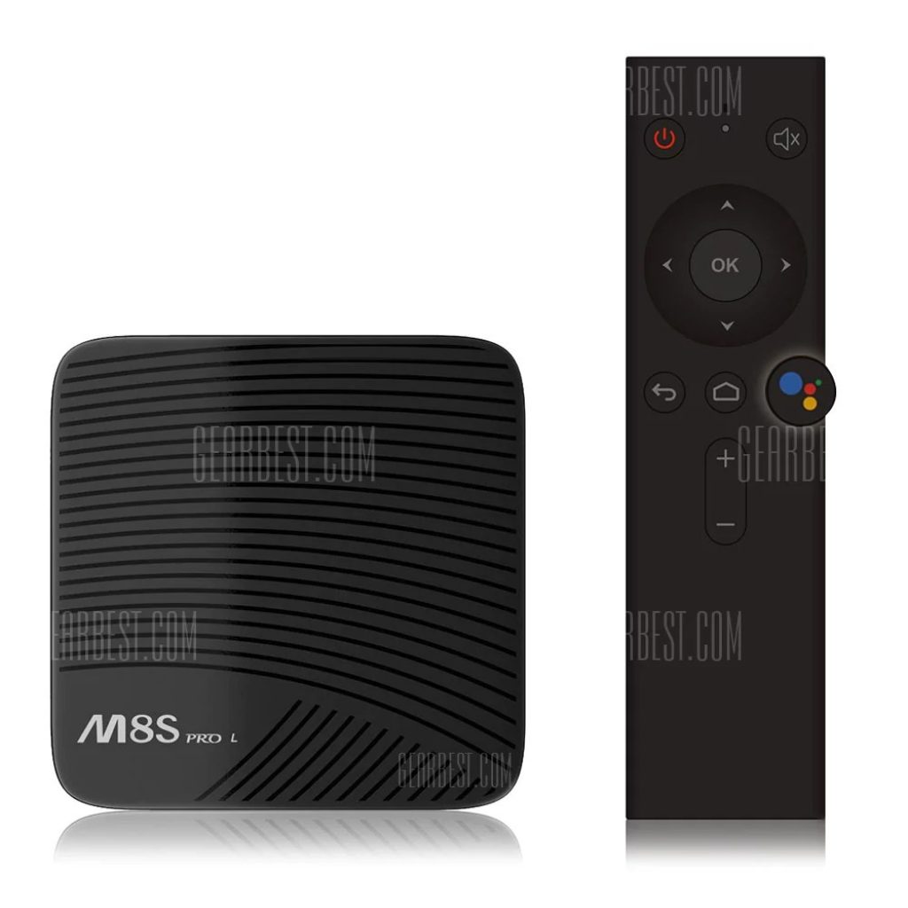 coupon, gearbest, Mecool M8S PRO L 4K TV Box Amlogic S912 Bluetooth 4.1 + HS - VOICE REMOTE CONTROL ( 3GB RAM + 32GB ROM ) EU PLUG