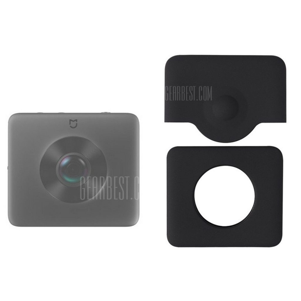 gearbest, Cover Case for Silicone Skin Cap Protector for Xiaomi Mijia 360 Panoramic CAM - NIGHT