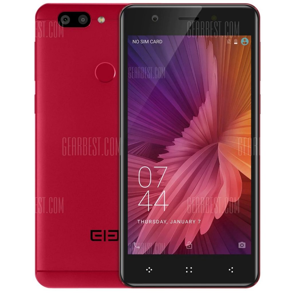 gearbest, Elephone P8 Mini 4G Smartphone - RED