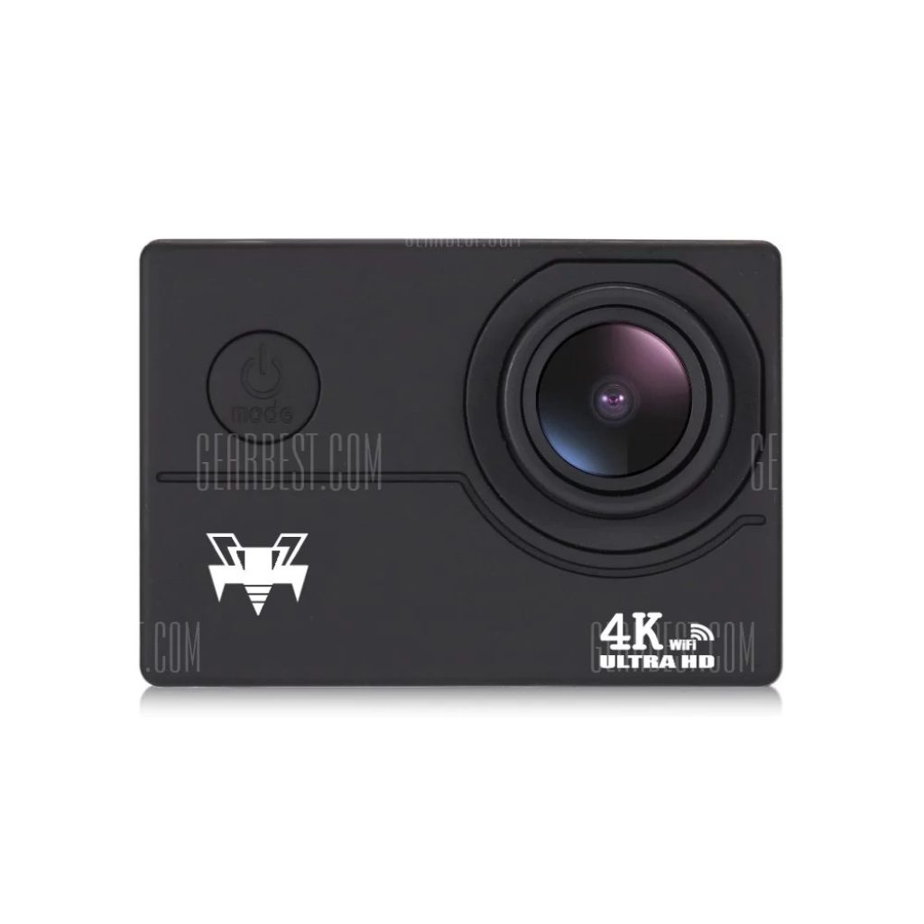 gearbest, F60 4K WiFi Waterproof Action Camera - BLACK