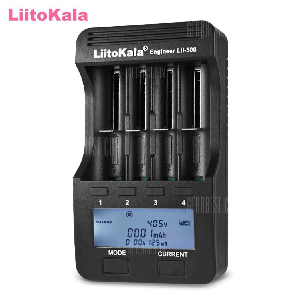 coupon, gearbest, Liitokala Lii - 500 LCD Battery Charger