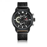 gearbest, Naviforce Luxury Leather Band Men Sports Wristwatch