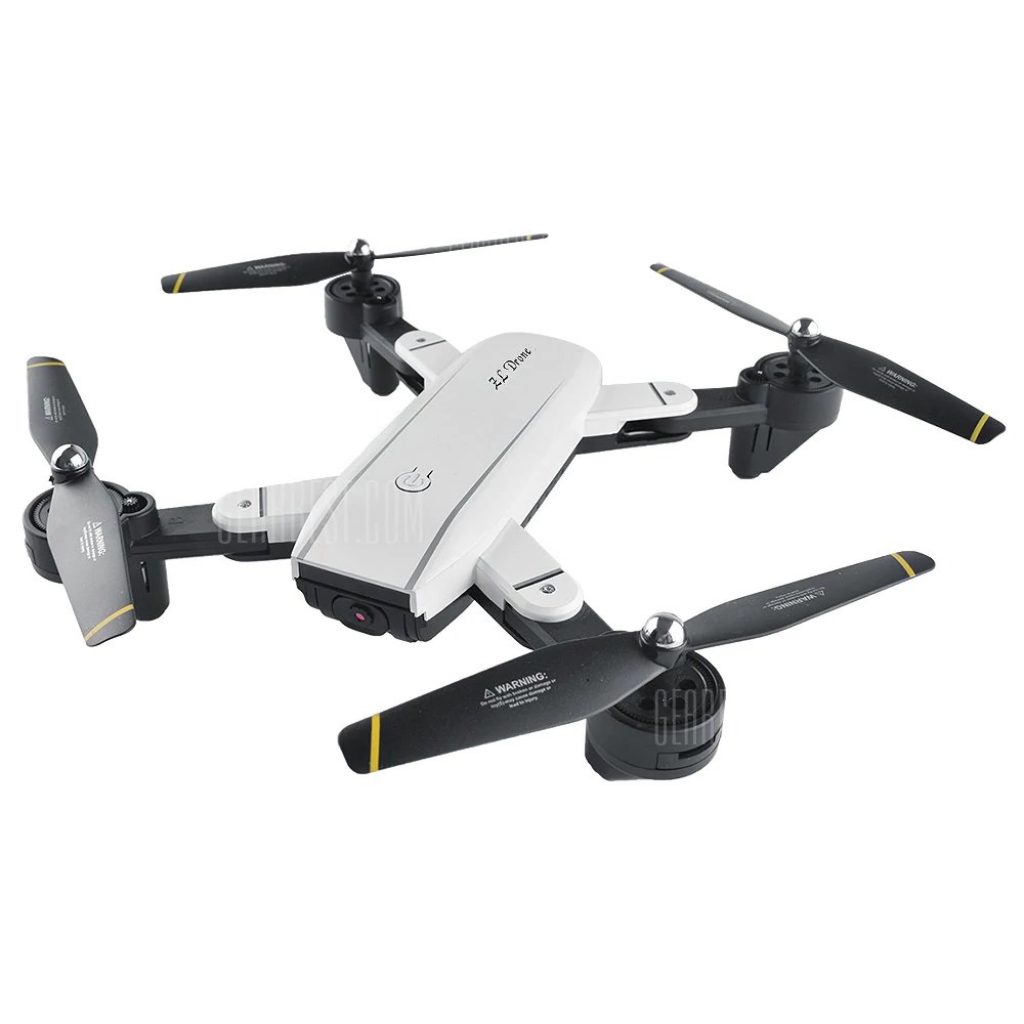 gearbest, SG - 700 Satellite Navigation Foldable RC Drone Quadcopter - 720P WIFI LIGHT STREAM WHITE