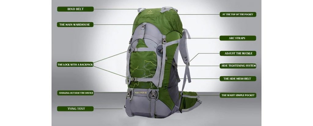 gearbest, Fengtu 435 Water-resistant Nylon Climbing Backpack Bag - BLUE