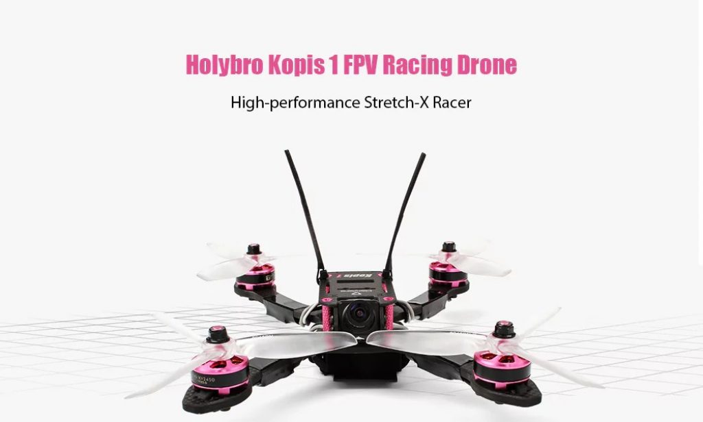 gearbest, Holybro Kopis 1 Brushless FPV Racing Drone - COLORMIX BNF WITH FRSKY XSR RECEIVER