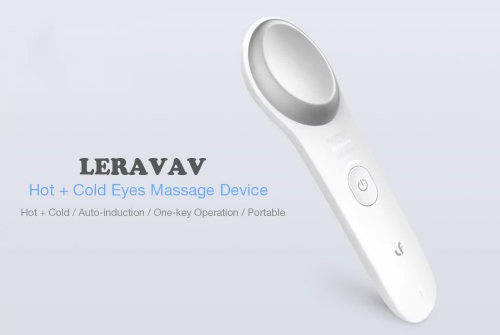 gearbest, LERAVAV LF - ME001 Eyes Massage Device 1pc - WHITE