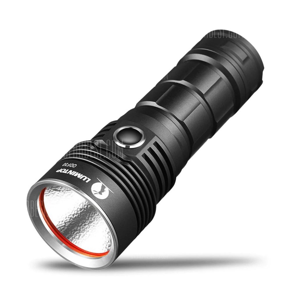 gearbest, Lumintop ODF30 CREE XHP70.2 LED Flashlight - BLACK
