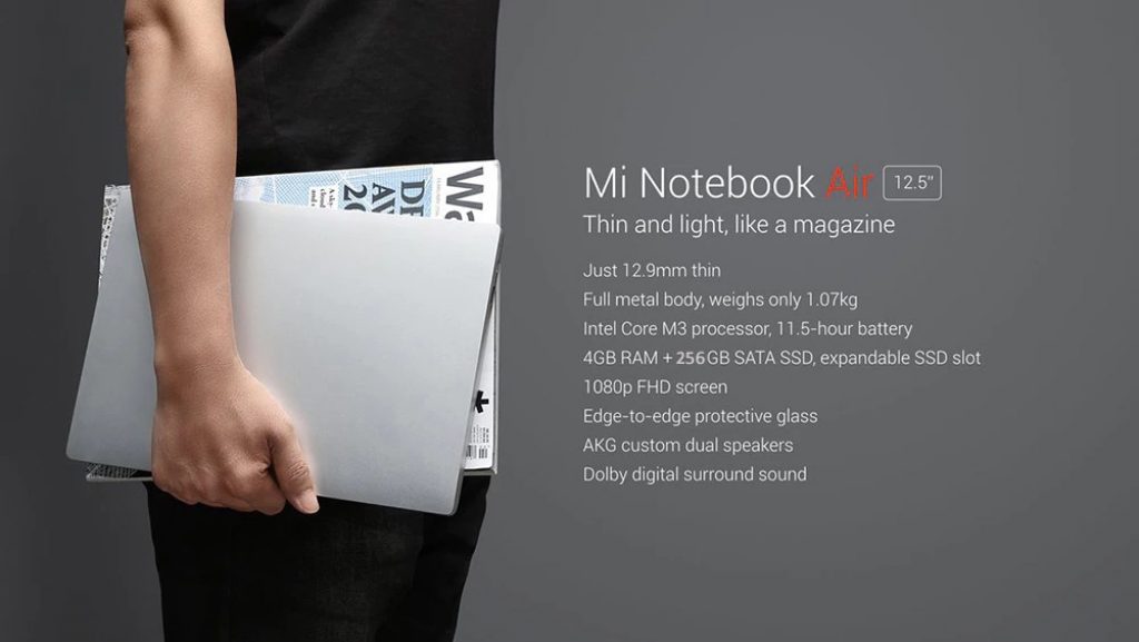 tomtop, geekbuying, Mi Notebook Air 12.5, coupon, gearbest, xiaomi