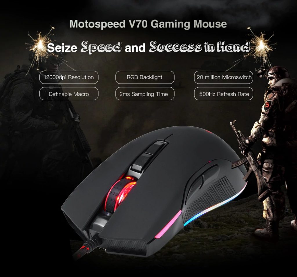 gearbest, Motospeed V70 Gaming Mouse