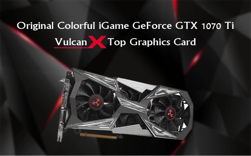 gearbest, Original Colorful iGame GTX 1070 Ti Vulcan X Top Graphics Card