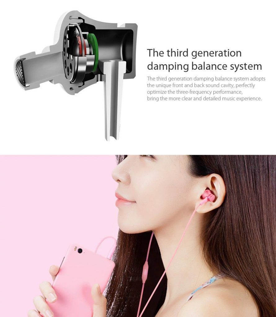 gearbest, Original Xiaomi Piston In Ear Earphones Fresh Version - PINK