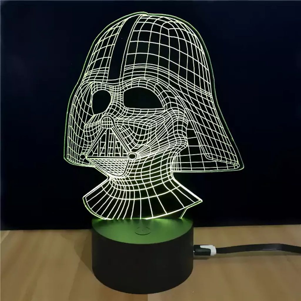 gearbest, Shining Td054 Star Wars Darth Vader Shape 3D LED Lamp