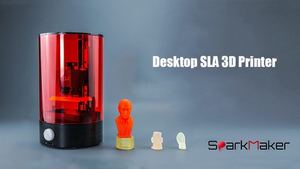 gearbest, SparkMaker SLA UV 3D Printer - RED EU PLUG