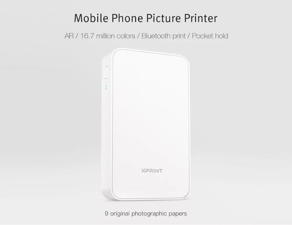 gearbest, Xiaomi Portable Bluetooth AR Printer
