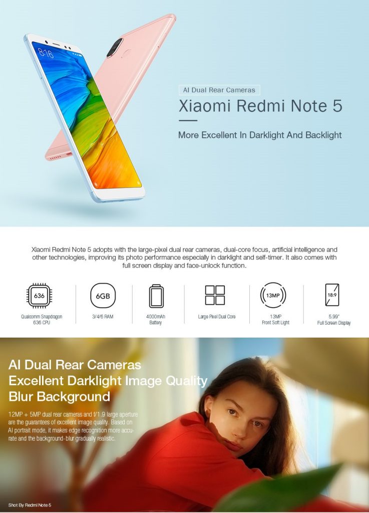 coupon, gearbest, Xiaomi Redmi Note 5 5.99,coupon,Geekbuying