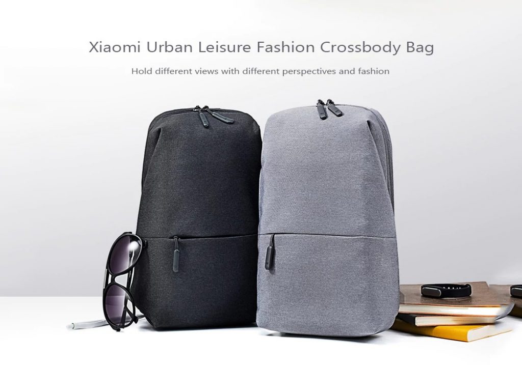 gearbest, Xiaomi Urban Leisure Fashion Crossbody Bag - LIGHT GRAY VERTICAL
