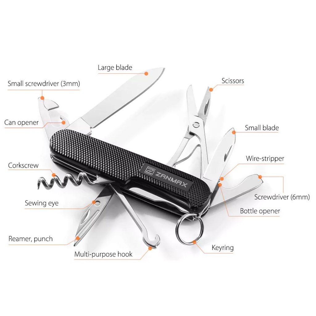gearbest, ZANMAX 3101 Multitool Pocket Knife - SILVER