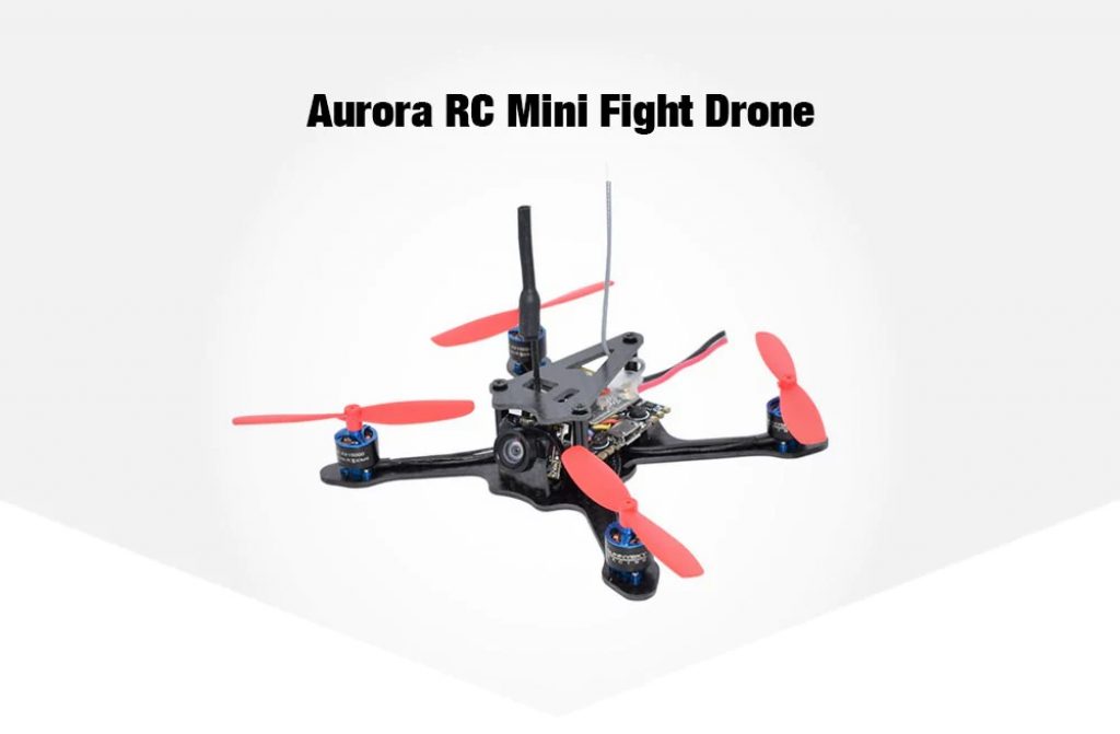 gearbest, Aurora RC A100 100mm Micro Racing Drone - COLORMIX BNF WITH AFHDS 2A RECEIVER