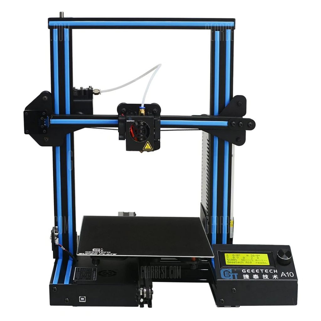coupon, gearbest, Geeetech A10 3D Printer DIY 220 x 220 x 260mm - BLACK EU PLUG