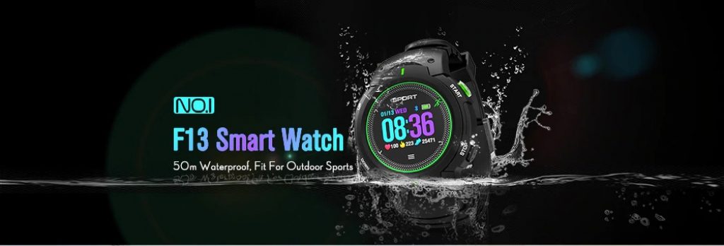 coupon, gearbest, NO.I F13 Smart Watch - GRAY