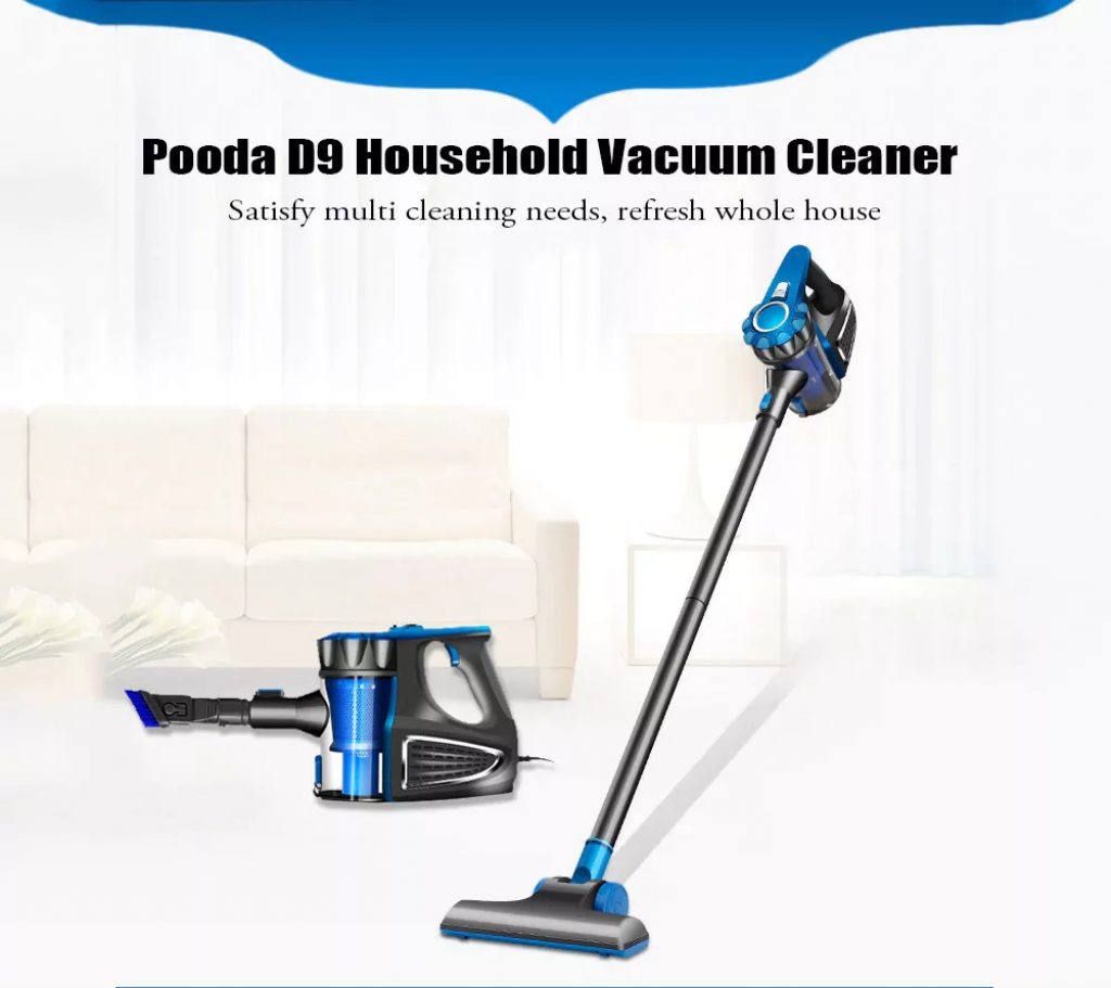 gearbest, Pooda D9 Household Vacuum Cleaner Floor Cleaning Machine