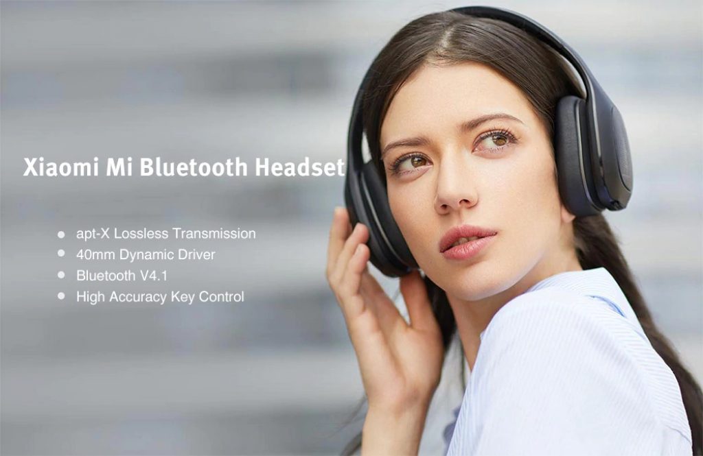 gearbest, Xiaomi Mi Bluetooth Foldable Headset with 40mm Driver