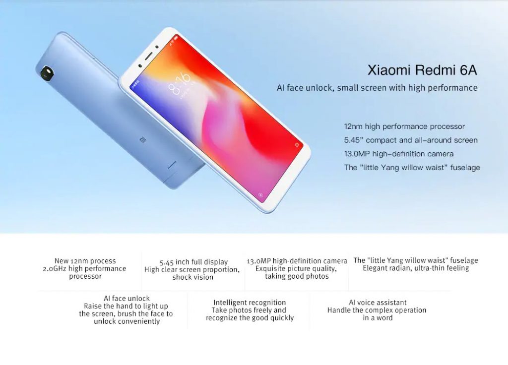 banggood, coupon, gearbest, Xiaomi Redmi 6A 4G Smartphone