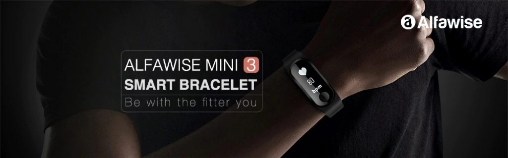 coupon, gearbest, Alfawise Mini 3 Smart Bracelet