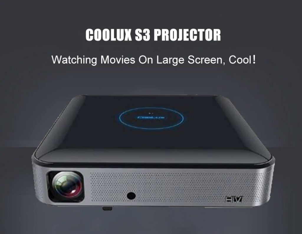coupon, gearbest, Coolux S3 DLP 1500 Lumens Smart Android Home Theater Projector