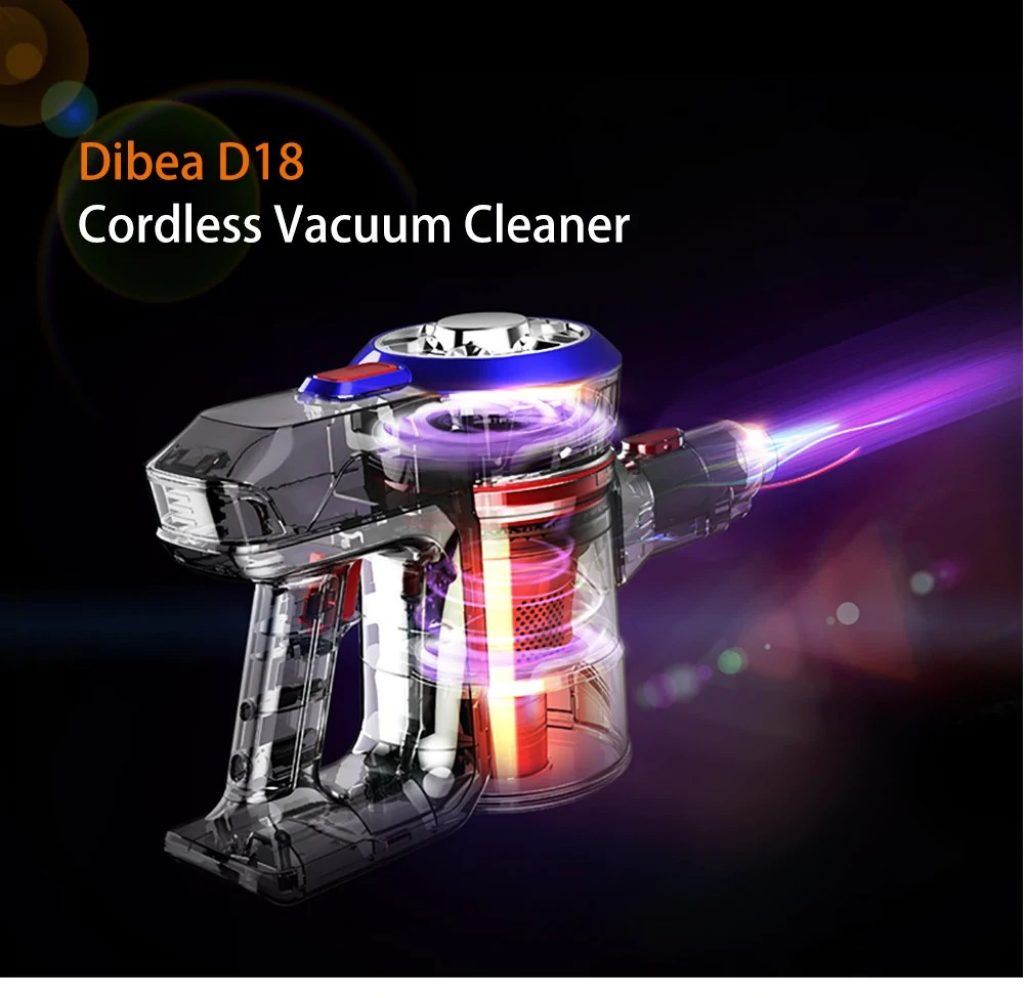 coupon, gearbest, Dibea Cordless Vacuum Cleaner