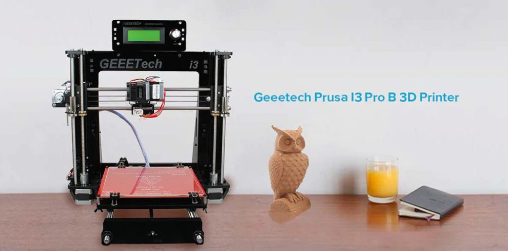 coupon, gearbest, Geeetech I3 Pro B 3D Printer DIY Kit - BLACK US PLUG