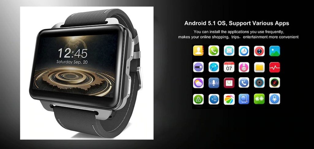 banggood, coupon, gearbest, LEMFO LEM4 PRO 3G Smartwatch Phone