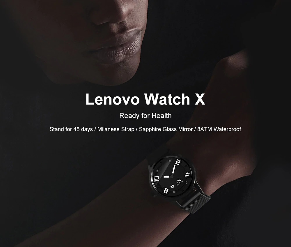 coupon, gearbest, Lenovo Watch X Bluetooth Waterproof Smartwatch