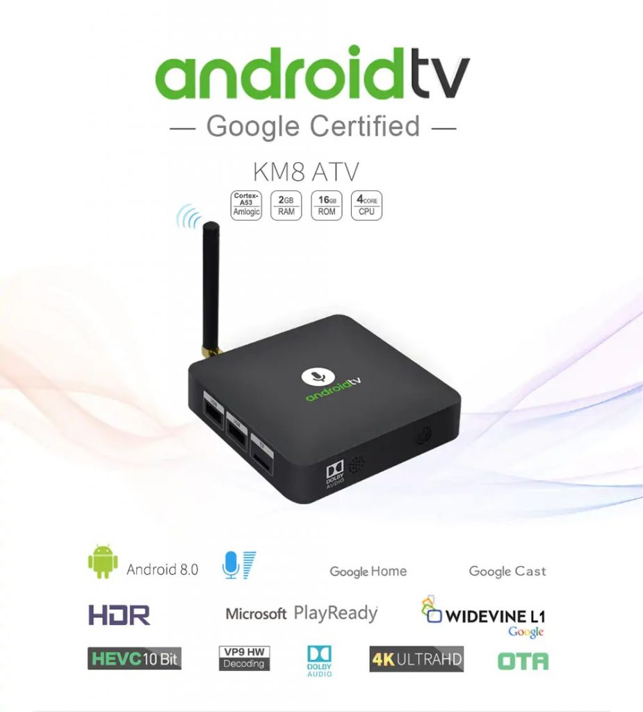 coupon, gearbest, MECOOL KM8 Google Certified Android TV Box