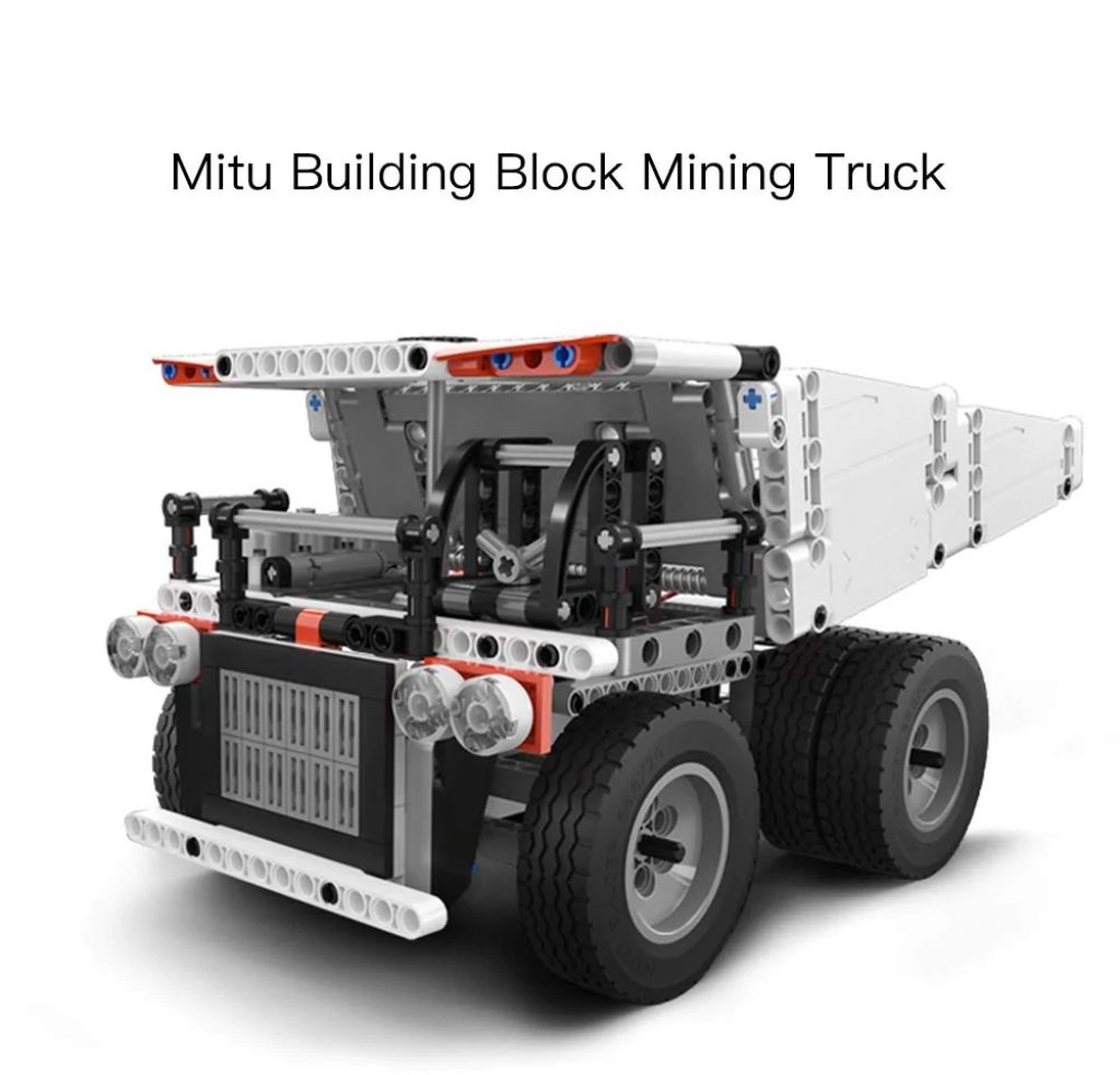 coupon, gearbest, Xiaomi MiTU Building Block Mining Truck