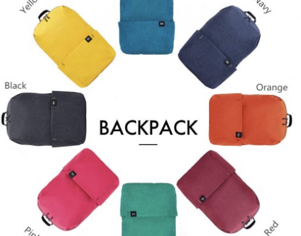 banggood, coupon, Xiaomi Trendy Solid Color Lightweight Water-resistant Backpack