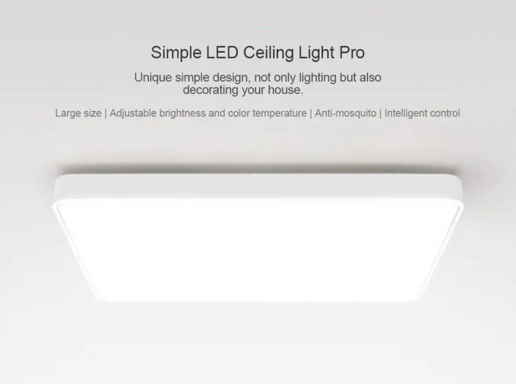 coupon, gearbest, Xiaomi Yeelight Simple LED Ceiling Light Pro