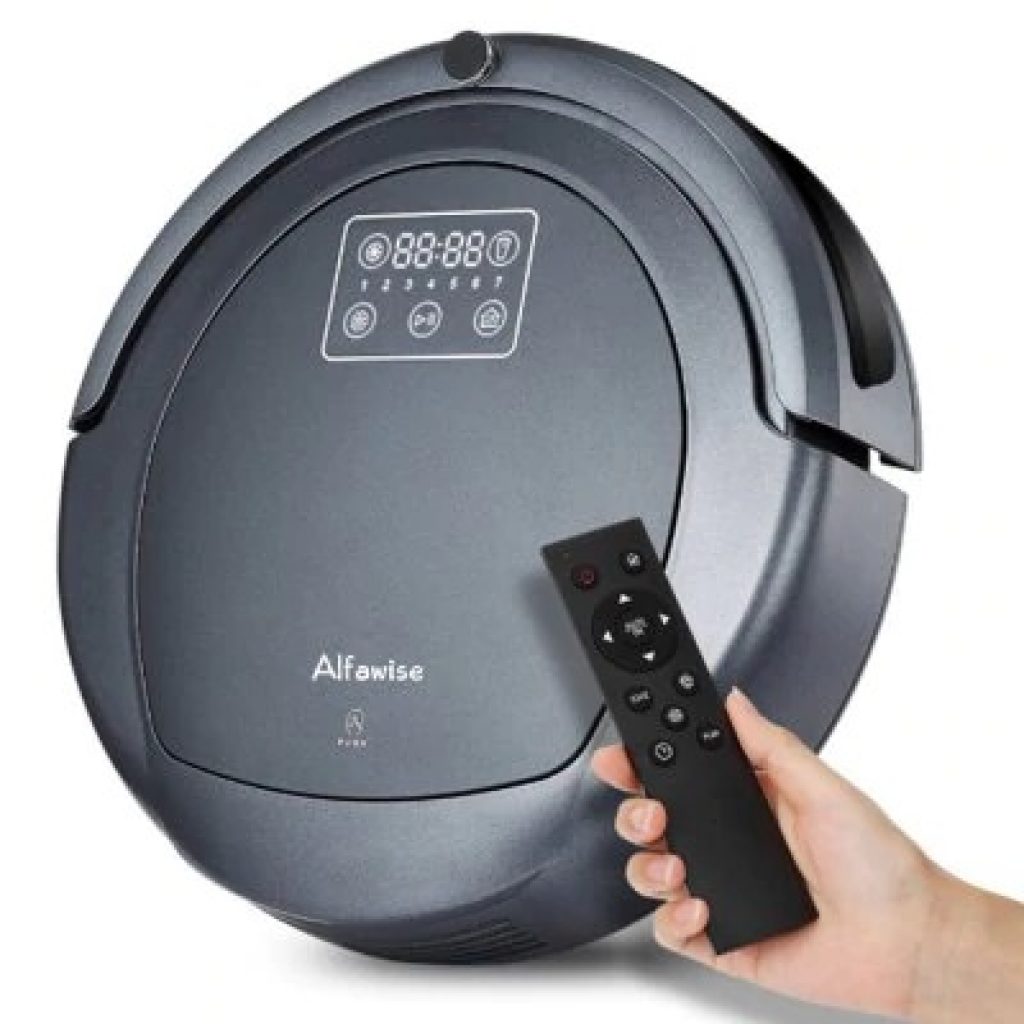 coupon, gearbest, Alfawise ZK8077 Robotic Vacuum Cleaner Virtual Blocker