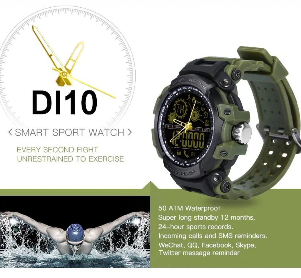 coupon, gearbest, Diggro DI10 Smart Watch
