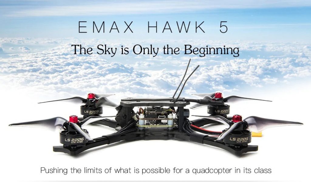coupon, gearbest, EMAX HAWK 5 FPV Racing Drone 600TVL Camera
