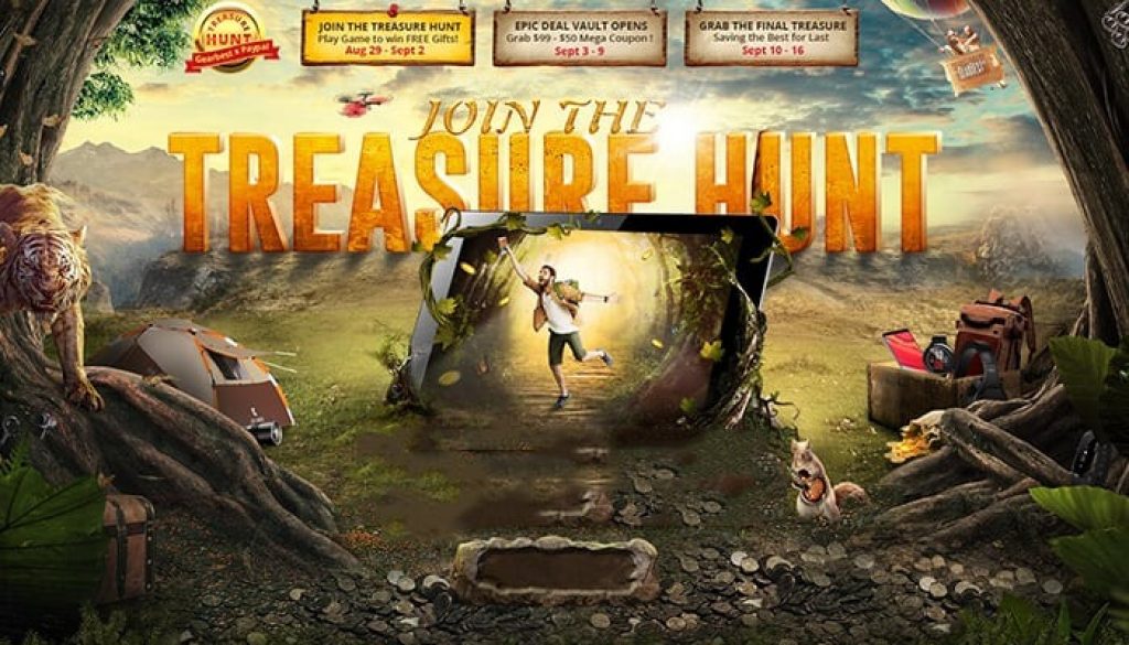 coupon, promotion, GearBest Epic Treasure Hunt Sale