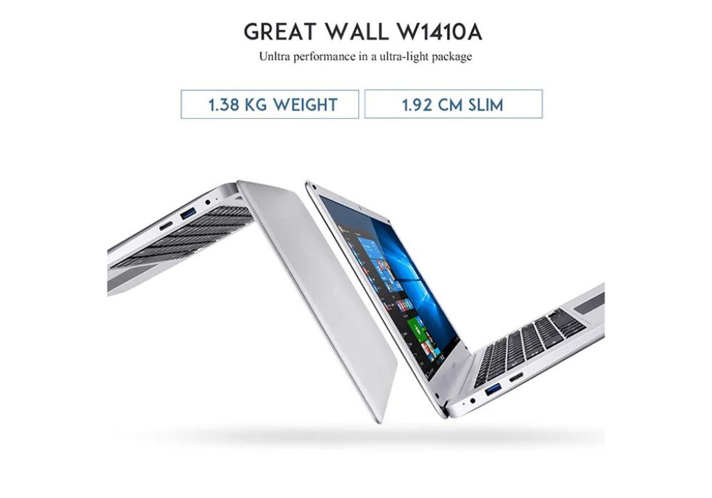 coupon, gearbest, Great Wall W1410A Laptop