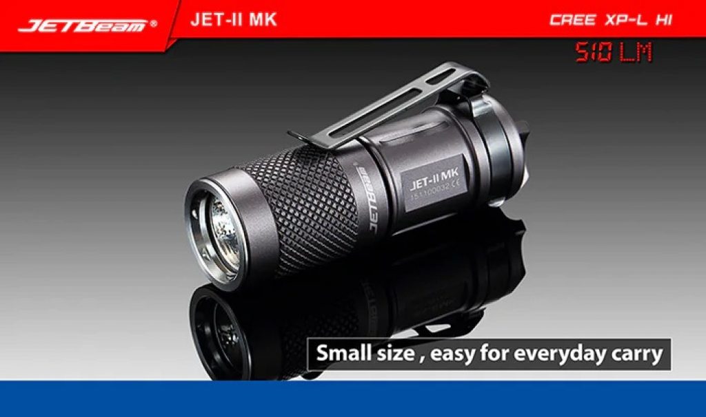 coupon, gearbest, JETBeam JET - II MK EDC LED Pocket Flashlight