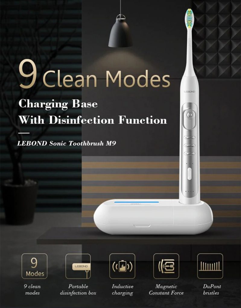 coupon, gearbest, LEBOND M9 LBT - 203529 Electrical Toothbrush