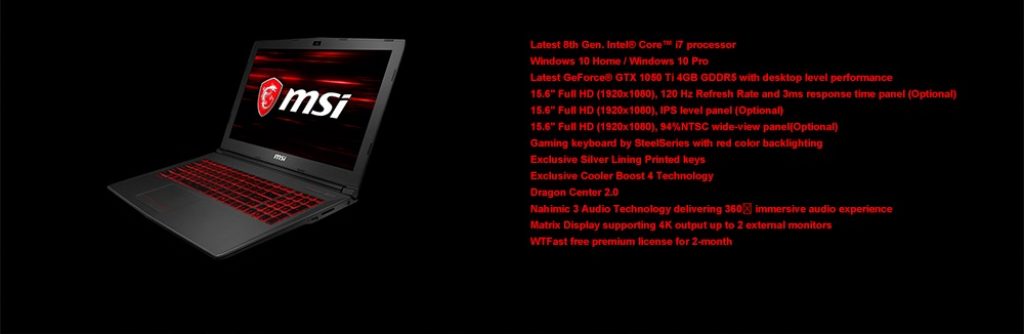 coupon, gearbest, MSI GV62 8RD - 093CN Gaming Laptop 15.6 inch