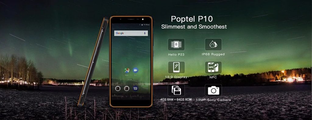 coupon, gearbest, Poptel P10 4G Phablet